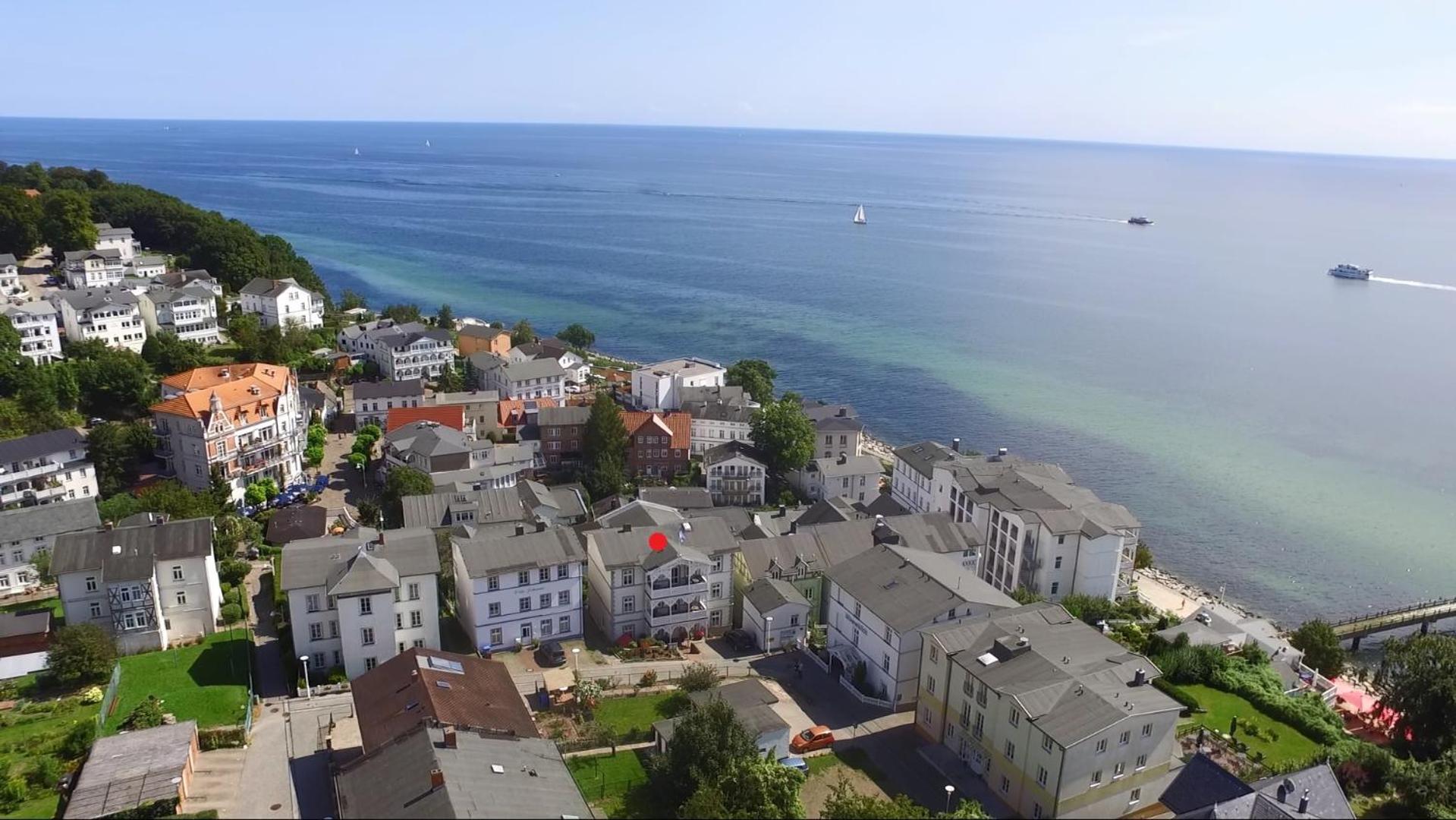 Villa Fernsicht - Wohnung Nr 1 - Mit Meerblick Sassnitz Exterior photo
