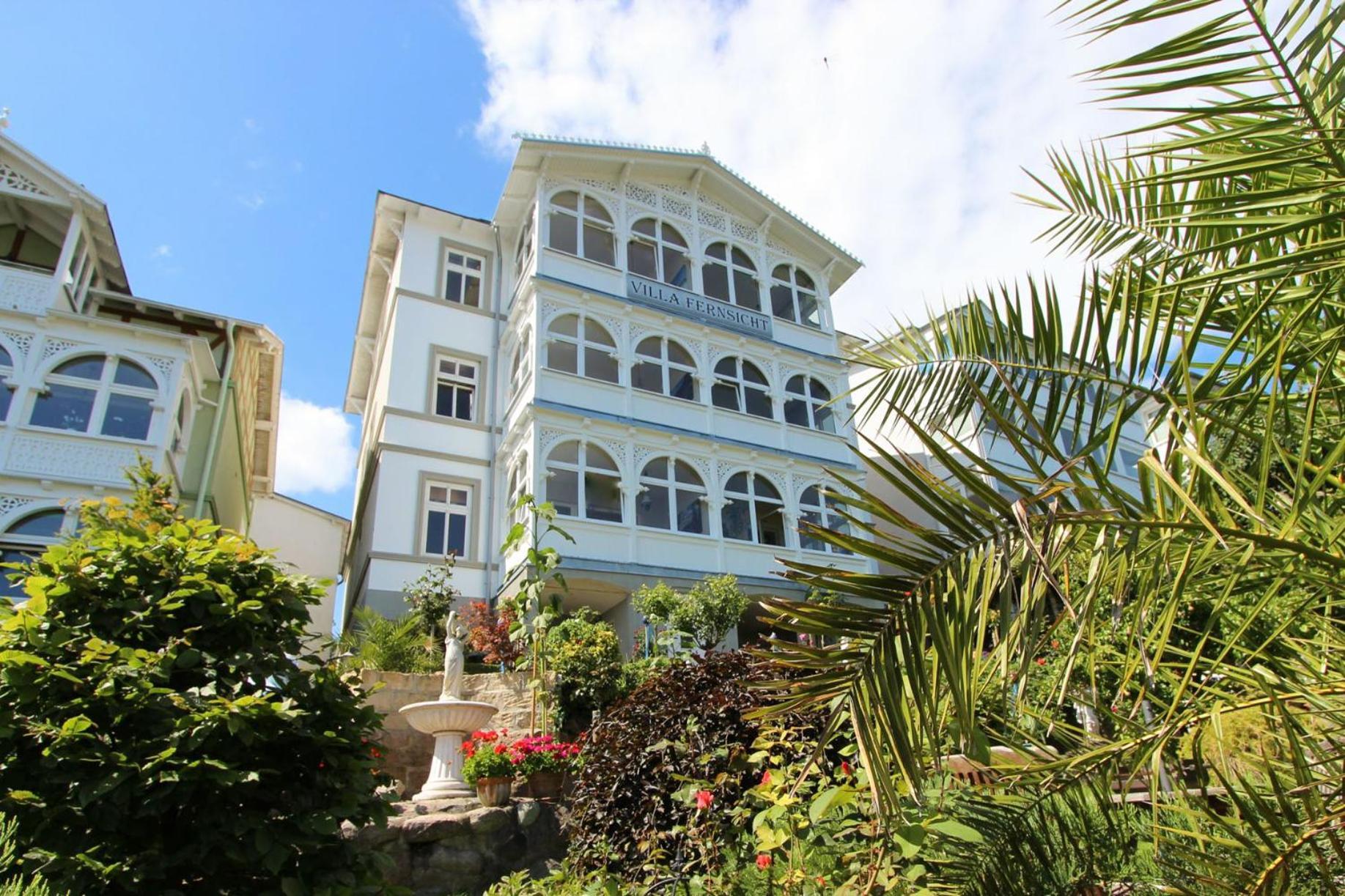 Villa Fernsicht - Wohnung Nr 1 - Mit Meerblick Sassnitz Exterior photo